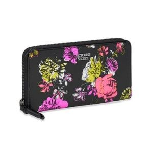 VS Bombshell Wild Flower zip wallet